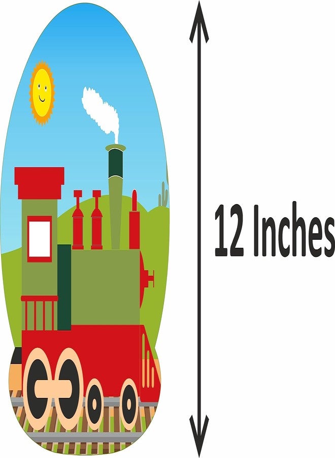 Untumble Train Theme Birthday Decorations Super Saver Kit with Swirls, Banners, Posters and Balloons (Multicolor - Set of 56) - Image 5